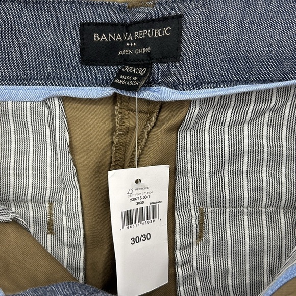 Banana Republic Factory Aiden Stretch Chino Slim Fit 30x30 New with tags! - Picture 4 of 13